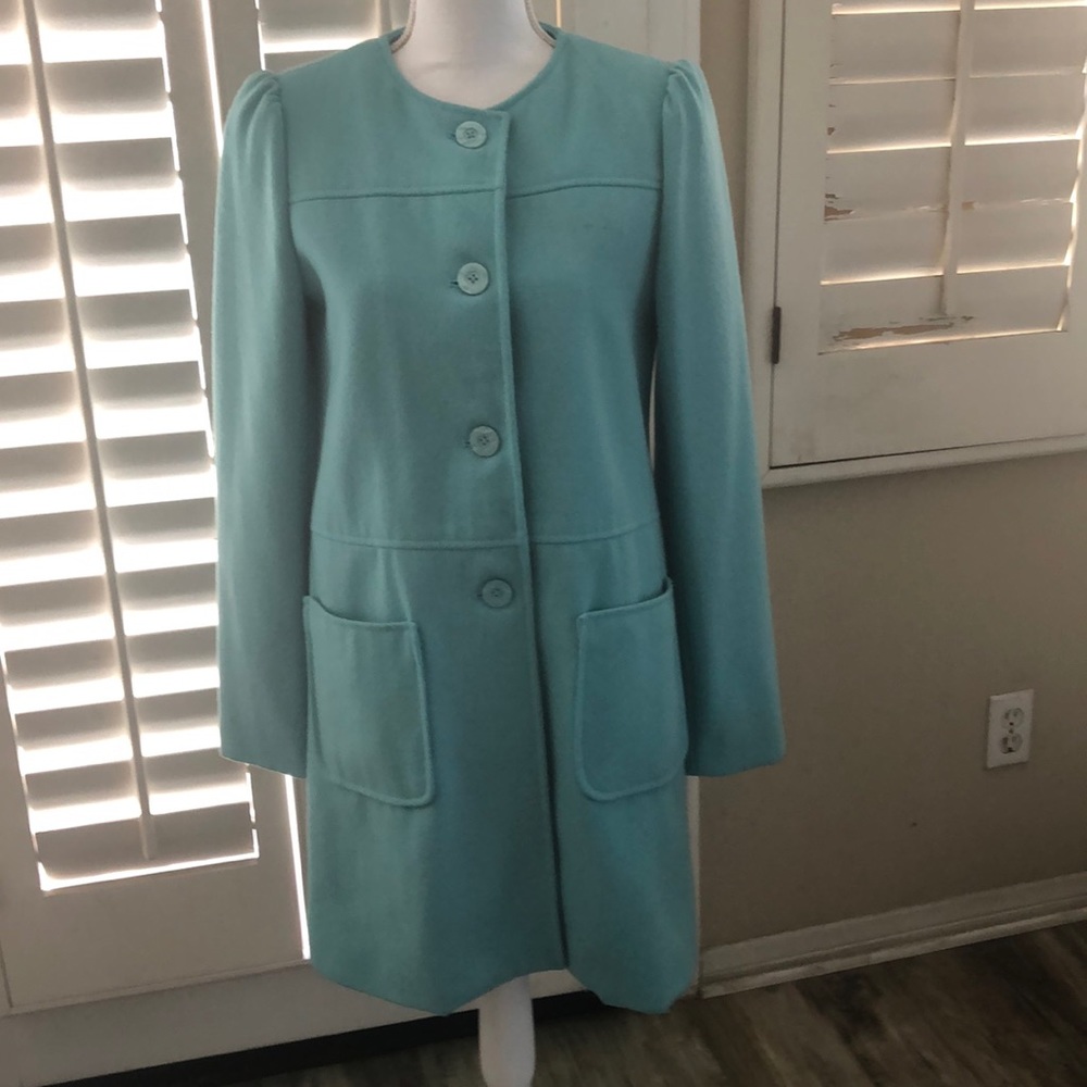 Cute aqua coat
